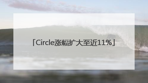 Circle涨幅扩大至近11%